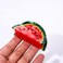 Cute Fruit Watermelon Hair Claws and Clips - Fashion Summer Barrettes, Acetate Claws for Thin, Medium &amp; Short Hair, Hair Accessory Gifts