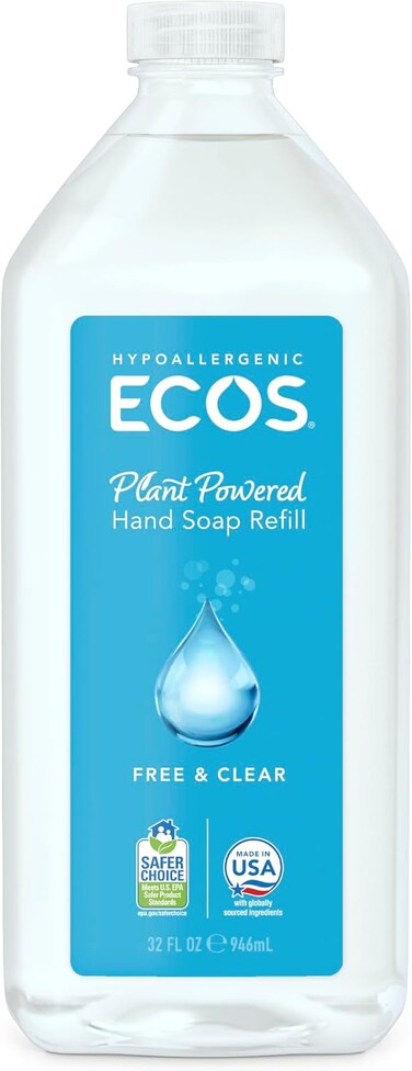 Ecos Hnd Soap, Free N Clr, Refll