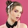 18Pcs 4.3inch Bow Hair Clips White Bow Smap Barrettes Long Ribbons Halloween Rave Christmas Wedding Prom Birthday Hair Accessories for Teen Rapunzel Women Thin Hair