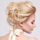 18Pcs 4.3inch Bow Hair Clips White Bow Smap Barrettes Long Ribbons Halloween Rave Christmas Wedding Prom Birthday Hair Accessories for Teen Rapunzel Women Thin Hair