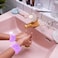LIEWEILS TLUXX 4-Piece Spa Headband &amp; Wristband Set， Reusable Makeup &amp; Skincare Accessories for Face Washing, Preventing Liquid Overflow - Ideal for Women &amp; Girls