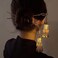 Comimark 2 PCS Ancient Style Hairpin Hair Clips Chinese Lantern Lotus Flower Tassel Headpieces For Women Girls, Ponytail Updo Bun For Thin Thick Hair