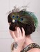 Aimimier 1920s Flapper Peacock Feather Hair Clip Headpiece Prom Party Festival Roaring 20s Accessories for Women and Girls