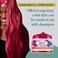Odeon Red Hair Color Wax   Natural &amp; Washable   No Damage Formula with Beeswax &amp; Tea Tree Extract   Alcohol, Peroxide &amp; Ammonia-Free   Safe Temporary Hair Dye for Kids &amp; Adults (4.23oz)