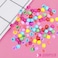 200pcs Mini Hair Claw Clips, BetterJonny Candy Color Round Hair Clips Plastic Hair Clamps with Box for Children Girls Women