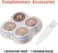 Flawliss Legs Shaver, Legs Hair Remover Replacement Heads for Finshing Toush Flawliss Replacement Heads with 1 Cleaning Brush