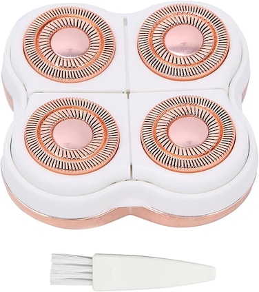 Flawliss Legs Shaver, Legs Hair Remover Replacement Heads for Finshing Toush Flawliss Replacement Heads with 1 Cleaning Brush
