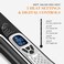 Hair Straightener with Steam,Salon Professional Nano Titanium Ceramic Steam Flat Iron with Removable Comb+Digital LCD+5 Level Adjustable Temperature+Auto Temperature Lock (Black)