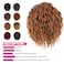 Messy Bun Hair Piece Elastic Drawstring 8inch Mix Brown with Black Loose Curls Bun Hair Extensions Synthetic Short Curly Yaki Hair Drawstring Ponytail for Women Daily Party Use(T30)