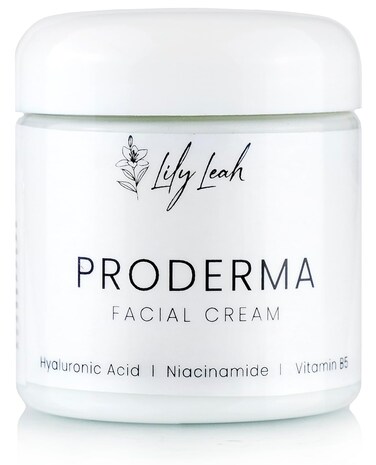 ProDerma Unscented Facial Cream - Hyaluronic Acid, Niacinamide, Vitamin B5, Squalane, Betaine - 8 oz