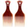 Curly Hair Pick Comb, 2 Pack Smooth Afro Lift Detangle Wide Tooth No Frizz Hair Styling Tool for Men