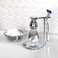 Deluxe Heavyweight Shaving Brush Razor Stand with Unbreakable Stainless Steel Shaving Bowl Set,Compatible with Gillette Fusion and Mach 3,Double Edge Safety Razor,Cartridge Razor