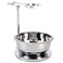 Deluxe Heavyweight Shaving Brush Razor Stand with Unbreakable Stainless Steel Shaving Bowl Set,Compatible with Gillette Fusion and Mach 3,Double Edge Safety Razor,Cartridge Razor