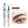 1 PC 4-Claw Liquid Eyebrow Pencil, Soft And Smooth 36H Lasting Water-proof Eyebrow Pencil, Natural Molding Precise Eyebrow Color Eyebrow Definer, Creating Vivid Natural 3D Eyebrow (02# dark brown)