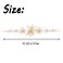 Campsis Flower Girl Headpiece Wedding Head Piece Crystal Pearl Hair Headband First Communion Accessories Tiara for Girls(Gold)