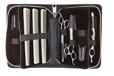 Olivia Garden Shear Case with SilkCutPro - Holds 9 Shears, Ideal for Storage &amp; Transport