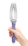 Olivia Garden Finger Brush Scalp-Hugging &amp; Vented Paddle Hair Brush FB