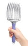 Olivia Garden Finger Brush Scalp-Hugging &amp; Vented Paddle Hair Brush FB