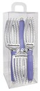 Olivia Garden Finger Brush Scalp-Hugging &amp; Vented Paddle Hair Brush (3-Piece Kit)