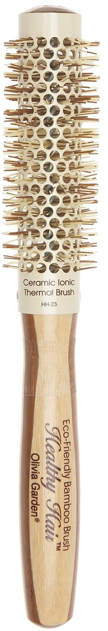 Olivia Garden Healthy Hair Bamboo Ionic Thermal Round Hair Brush (not electrical)