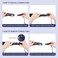 Hair Straightener and Curler, PARWIN PRO BEAUTY 1'' Flat Iron, 1.25'' Curling Iron Hair Straightener Brush with Detachable Power Cord, LED Temp Control Instant Heat Up for Gift Travel, Prussian Blue