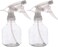 8.5 oz Spray Bottle for Hair Small Barber Water Empty Refillable Containers Clear 250 ml 2 Pack