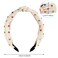 WILLBOND 4 Pcs Rhinestone Headband for Women Girls Embellished Twist Knot Wide Hair Hoop Hair Band Decoration
