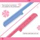 10 Pieces Eyebrow Razor for Women Facial Shaver Razor Brow Shaper Eyebrow Trimmer Dermaplaner Shaping Tool with Cover (Pink, Blue)