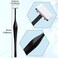 PAGOW 24pcs Eyebrow Razor, T-Shape Facial Razors for Women &amp; Men, Eyebrow Shaper and Shaver with Protective Cover, Eyebrow Trimmer Kit for Face and Eye Brow (Black)