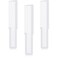 3 Pcs Hair Cutting Comb Set - Professional Styling Comb - Barber Combs - Heat Resistant - Hairstylist Combs for Barbershops, Households, Home Salon - Men and Women (White)