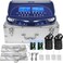 Dual Ionic Detox Foot Bath Machine Upgrade Ion Foot Detox Machine Detox Foot Spa Detoxification Machine Digital LCD Display with 2 Arrays 2 Waist Belts