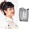 Hairzing Clip   Stretchy Hair Accessory for Women - Snug &amp; Comfortable Banana Hair Comb for Thick, Thin, and Curly Styles - All-Day Hold (Medium, Silver)