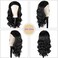 Headband Wig Human Hair Body Wave Curly Glueless Wigs for Black Women Brazilian Virgin Hair None Lace Front Wigs Natural Hair Wigs Half Wig Head Band Long Wavy Wigs 150% Density