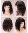 Hair Topper Hairpieces with Bangs for Women, Clip on Curly Wavy Synthetic Top Wiglet Hairpieces for Thinning Hair (14" Thin Black)