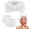Spa Headband Set, 3-Piece, Women's &amp; Girls, Face Washing &amp; Skincare Accessories, Headband &amp; Wristbands