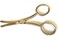 NOSE HAIR TRIMMER SCISSORS CURVED 3.5" - ROUND TIP FOR EAR, EYEBROW, BEARD &amp; MUSTACHE TRIMMING