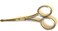 NOSE HAIR TRIMMER SCISSORS CURVED 3.5" - ROUND TIP FOR EAR, EYEBROW, BEARD &amp; MUSTACHE TRIMMING