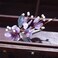 1 Pcs 6inch Rabithenn Purple flower vine Barrettes for Women Chinese Hanfu Classic Acrylic Resin Pearl Hair Clips Flower with Metal Handmade Hair Accessories for Women Girls Long Hair (Purple)
