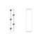 Walker Tape Co. Stick Tape Straight Strips by Walker, 36 pcs (3/4 in x 3 in) Clear