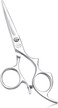 Moontay 6.0" Hair Cutting Shears with Large Finger Holes, Professional Barber Stylist Scissors, Salon Hair Cutting Scissors, 440C Japanese Stainless Steel, Silver
