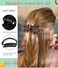 Hair Clip, 6 Pcs Double Flower Rhinestone Hair Clip, Elegant Crystal Hair Ornaments for Women, Thick Hair(Large), Pink
