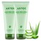 Natural Facial Scrub, Organic Aloe Vera Exfoliating Scrub for Blackheads, Dark Spot and Acne, Face &amp; Body Exfoliator to Remove Dirt, Oil, Daily Cleaning Skin Care 3.53oz(2PCS)