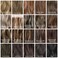 HOOJIH Wire Hair Extensions 2 Ways Adjustable Headband Size Curly Wavy Invisible Wire Hair Extensions Hairpiece 20 Inch 140 Gram for Women - Deep Brown with Dirty Blonde