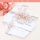 Oriamour Wedding Side Combs Handmade Bridal Hair Pins Set Rhinestone Bridal Comb Flower Clip Head Pieces for Women Set of 3 Rose Gold