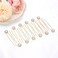 Crystal Bridal Hair Pins Clips Wedding Hair Accessories Hair Set Jewelry With Rhinestone For Brides and Bridesmaids Set Of 12 (Gold)