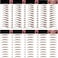 Eyebrow Tattoo Stickers 84 Pairs, 8 Sheets Eyebrow Temporary Tattoo Peel Off Sticker Waterproof 6D Hair-Like False Instant Transfer False Brows (Curved &amp; Straight - Brown)