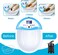 Ionic Foot Bath Detox Machine, Portable Foot Spa Bath for Home Use, Ion Foot Cleanse Kit with Massager Slippers, Heat Waist Belt, 2 Super Ion Arrays, 10 Disposable Liners, Massager Basin