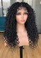 Black Faux Locs Braided Wigs for Black Women Goddess Faux Locs Wigs with Baby Hair 18 Inch Full Double Lace Front Crochet Goddess locs Knotless Dreadlock Wig（1B）