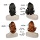 Lydell 12" Dual Use Straight Curly Styled Clip In Claw Ponytail Hair Extension Synthetic Hairpiece 125g with a jaw/claw clip (Jet black)