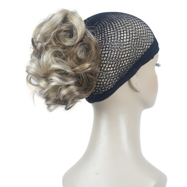 Aimole 6" Short Curly Synthetic Ponytail Clip in Claw Extensions 80g with a jaw/claw clip (AB461)